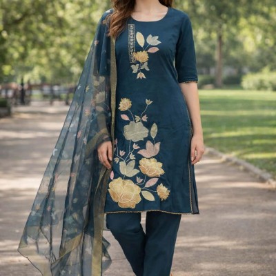 Hand Work Digital Print Kurti Set
